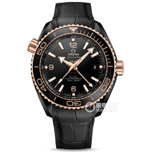 VS厂复刻表欧米茄海马600米深海之黑玫瑰金复刻表细节做工全面解析